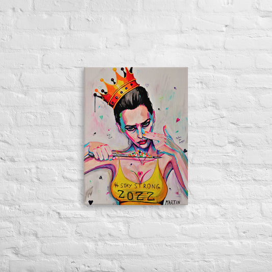 Women with crown and knife