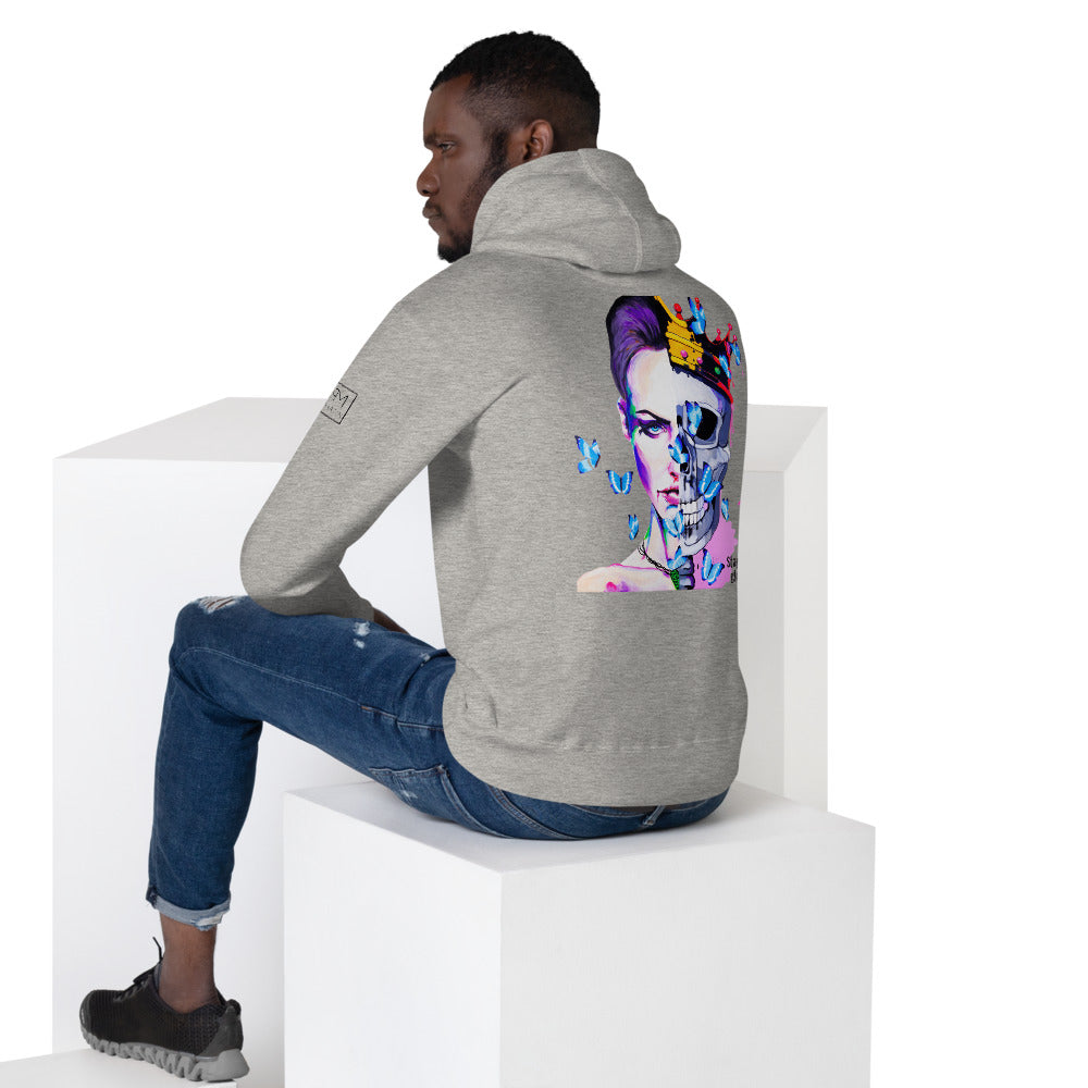 Unisex-Kapuzenpullover Totenkopf