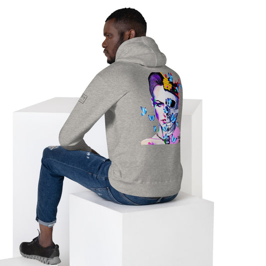 Unisex-Kapuzenpullover Totenkopf
