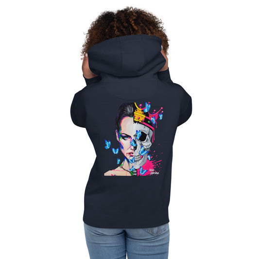 Unisex-Kapuzenpullover Totenkopf