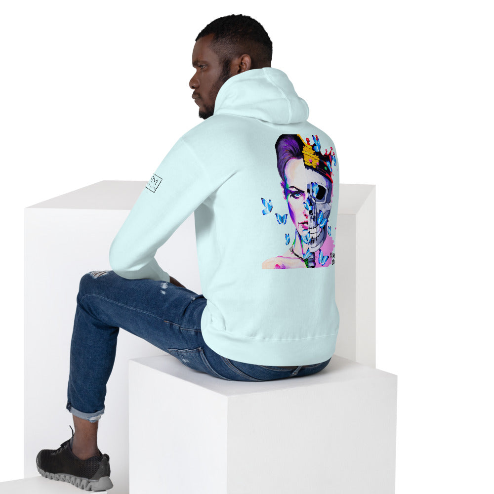 Unisex-Kapuzenpullover Totenkopf
